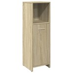 vidaXL Ensemble de meubles de salle de bain 3 Pièces chêne sonoma