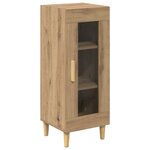 vidaXL Buffet Chêne artisanal 34 5 x 32 5 x 90 cm Bois d'ingénierie