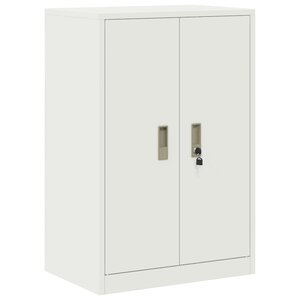 vidaXL Armoire de rangement Blanc 60 x 40 x 90 cm Acier