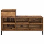 vidaXL Cabinet à chaussures avec tiroir Bois ancien 102 x 36 x 60 cm