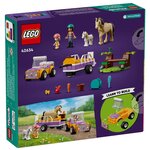 LEGO Friends 42634 — Remorque à chevaux avec voiture  mini-poupées Liann et Zoya (4+).