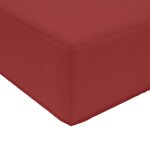vidaXL Coussin de canapé d'extérieur 3 Pièces Bordeaux Polyester