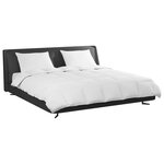 vidaXL Ensemble de Duvet avec oreiller 3 pc Blanc Plume de canard