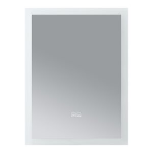 Miroir décoration moderne design LED pour salle de bain 60 x 45 x 3 cm blanc 03_0010170