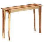vidaXL Table console 110x35x76 cm Bois de Sesham solide