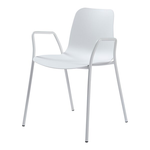 Chaise de salle à manger 80 x 58 x 52 cm blanc 03_0009204