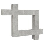 vidaXL Ensemble de meubles TV 9 Pièces Gris béton Bois d'ingénierie