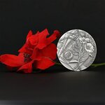 Pièce de monnaie en Argent 2 Dollars g 31.1 (1 oz) Millésime 2025 ANNE FRANK