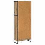 vidaXL Bibliothèque Chêne artisan 80 x 30 x 155 cm Bois d'ingénierie