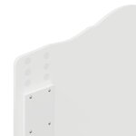 vidaXL Tête de lit Blanc 75 cm Bois d'ingénierie