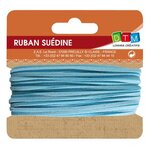 Ruban Suedine Bleu Clair 5M