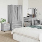 vidaXL Cabinet de salle de bain Gris Sonoma 40 5 x 40 x 44 cm