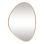 Miroir décoration moderne design mural 75 x 53 cm doré 03_0010181