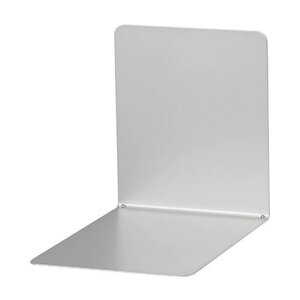 Lot de 2 Serre-livres métallique large 14 x 12 x 14 cm magnétique Argent MAUL