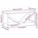 vidaXL Étagère à bois de chauffage avec plateau en bois vert olive