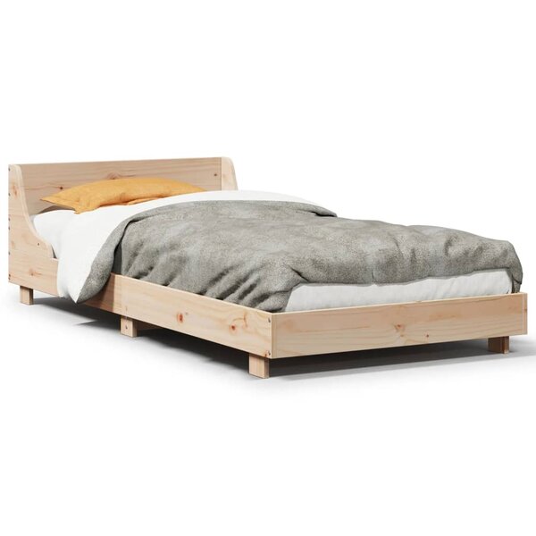 vidaXL Cadre de lit sans matelas 90x190 cm bois de pin massif