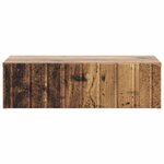 vidaXL Table d'appoint murale Bois ancien 59 x 34 5 x 17 cm