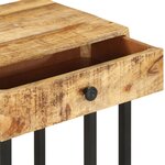 vidaXL Table d'appoint en forme d'U 45x30x61cm Bois de manguier massif