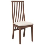 vidaXL Chaises à manger coussins 2 Pièces marron bois massif caoutchouc