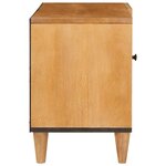 vidaXL Meuble TV Marron clair 80 x 33 x 46 cm bois de manguier massif