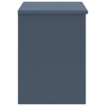vidaXL Table de chevet Gris clair 35x30x40 cm Bois de pin massif