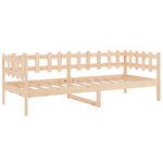 vidaXL Lit de jour sans matelas 90x190 cm bois de pin massif