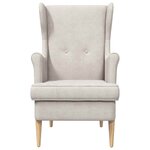 vidaXL Fauteuil Crème ARES