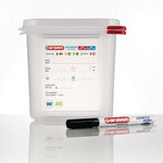 Boîte alimentaire 2 6 litres gn 1/6 - lot de 4 - araven -  - polypropylène2.6 176x162x150mm