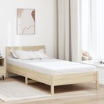 vidaXL Matelas Blanc 90 x 200 cm Mousse