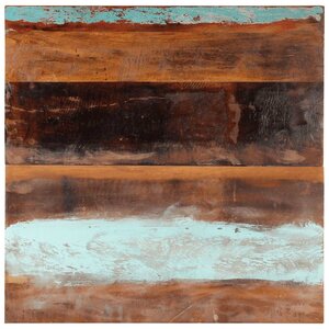 vidaXL Dessus de table carré 80x80 cm 25-27 mm Bois de récupération
