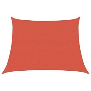 vidaXL Voile d'ombrage 160 g/m² trapèze terre cuite 4/5x3 m PEHD