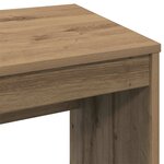 vidaXL Bureau chêne artisanal 90x40x72 cm bois d'ingénierie