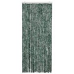 vidaXL Moustiquaire Vert et blanc 90x220 cm Chenille