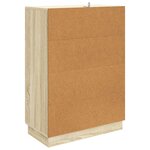 vidaXL Buffet Chêne Sonoma 66 x 34 5 x 92 cm Bois d'ingénierie