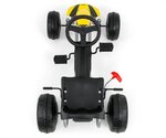 Kart à pédales Viper jaune