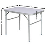 Tectake Table pliante valise