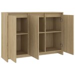 vidaXL Buffet Chêne sonoma 102x33x75 cm Bois d'ingénierie