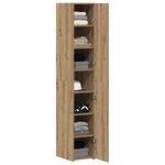 vidaXL Haut Armoire chêne artisanal 30 x 42.5 x 185 cm