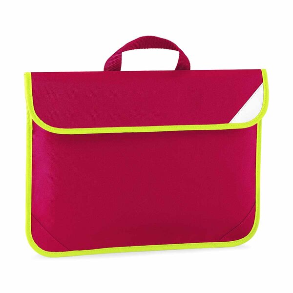Sacoche légère porte document haute visibilité QD452 - Rouge