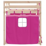 vidaXL Lit superposé sans matelas 90x190 cm bois de pin massif
