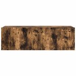 vidaXL Ensemble de meubles TV 4 Pièces Chêne fumé Bois d'ingénierie