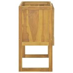 vidaXL Armoire de salle de bain 90x40x75 5 cm bois de teck solide