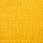 vidaXL Voile d'ombrage 160 g/m² rectangulaire jaune 5x6 m PEHD