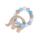 Kit diy - anneau de dentition elephant bleu