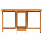vidaXL Table de Jardin Marron 110 x 60 x 72 cm Bois d'acacia massif