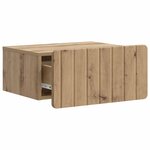 vidaXL Cabinet de chevet mural 2 pc Chêne artisanal 49 x 34 5 x 24 cm