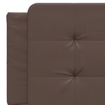 vidaXL Cadre de lit sans matelas marron 160x200 cm similicuir