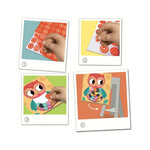 Jeu créatif - Tableaux feutrine à décorer - 6 tableaux - Dès 3 ans - Activité manuelle