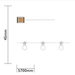 Luxform ensemble de guirlandes lumineuses de jardin avec 20 led fiji
