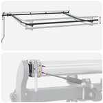 Auvent rétractable automatique vidaXL Marron 300x200 cm